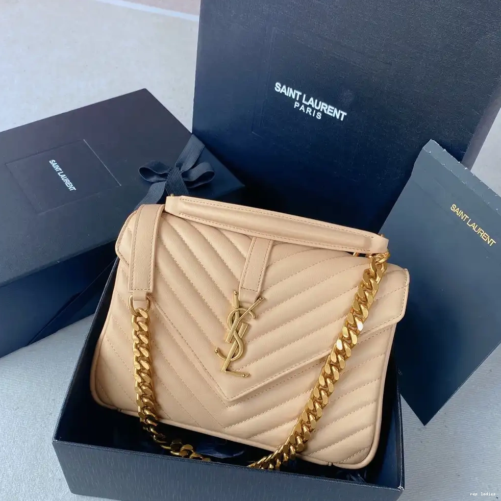 Rep ladies REP Medium shoulder YSL leather bag-24*17*6.5cm 0610